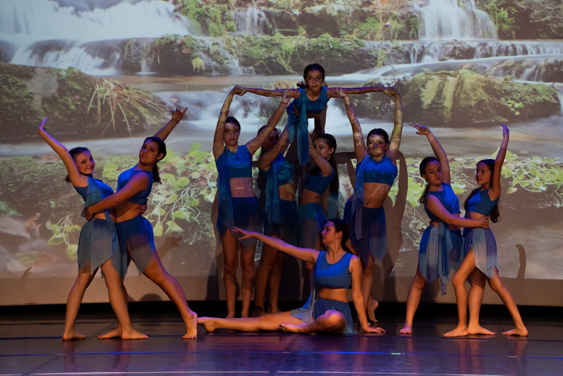 Bambine del corso di predanza